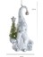 BeyazGri 12 cm Reçine Noel Baba - 3 Yılbaşı Süsü 4