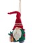 Kırmızı 16 cm Reçine Örme Şapkalı Noel Baba - 1 Yılbaşı Süsü 1