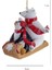 Renkli 7 cm Reçine Buzda Kayan Penguen&Ayıcık Yılbaşı Süsü 3