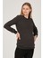 Hamile Emzirme Detaylı Termal Sweatshirt Antrasit 1