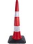 Trafik ve Reklam Konisi 90 cm, Kauçuk Tabanlı (HDPE) Trafik Dubası 1