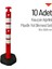 Kauçuk Ağırlıklı Plastik Yol Dikmesi 110x1200 mm 10'lu Set 1
