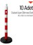 Dubalı Uyarı Dikmesi 80x1100mm Reflektifli 10`lu Set 1