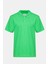 Erkek Yeşil Kısa Kollu Polo Yaka T-Shirt 1