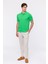 Erkek Yeşil Kısa Kollu Polo Yaka T-Shirt 2