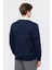 Erkek Lacivert Polo Yaka Rugby Sweatshirt 4