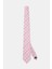 Erkek Açık Pembe Desenli İpek Kravat 2