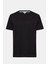 Erkek Siyah Organik Pamuklu Bisiklet Yaka T-Shirt 1