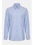 Erkek Açık Mavi Cooper Fit Düğmeli Yaka Spor Gömlek 3