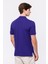 Erkek Mor Kısa Kollu Polo Yaka T-Shirt 4