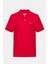 Erkek Kırmızı Kısa Kollu Polo Yaka T-Shirt 1
