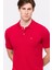 Erkek Kırmızı Kısa Kollu Polo Yaka T-Shirt 3