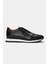 Erkek Siyah Deri Sneaker 1