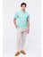 Erkek Açık Yeşil Kısa Kollu Polo Yaka T-Shirt 2