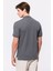 Erkek Gri Melanj Kısa Kollu Polo Yaka T-Shirt 4