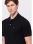 Erkek Siyah Kısa Kollu Polo Yaka T-Shirt 3