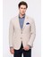 Erkek Bej Seersucker Spor Ceket 3