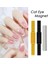 C-12 Mıknatıs Jel Vernik Nail Art Manyetik Çubuk Kurulu 9d Kedi Gözü Fransız Çizgi Şerit Etkisi Kare Güçlü Mıknatıs Tırnak Aracı JI1612 (Yurt Dışından) 3