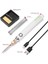 4 Uçlu Handskit USB Şarj Havya 5V 8W Ayarlanabilir Sıcaklık Elektrikli Havya Kiti ile Lehimleme Istasyonu Lehim Teli (Yurt Dışından) 3