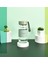 Bardak Kollu Cam Su Bardağı Kişilik Basit Mühürlü Taşınabilir Bardak Sis Yağmur Yeşili 480ML (Yurt Dışından) 1
