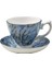 Nc 6.76OZ Kemik Çini Çay Bardağı, Bardak ve Tabak Ile, Van Gogh Ünlü Tablo Ingilizce Ikindi Çayı Fincan Seti, Ev Kahve Fincanı Kemik Çini Fincan-Badem Çiçekleri (Yurt Dışından) 1