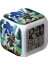 Wekity Sonic The Hedgehog Renkli Çalar Saat LED Kare Saat Zaman, Sıcaklık, Alarm, Tarih ile Dijital Çalar Saat (Yurt Dışından) 1