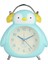 Yatak Odaları Için Çalar Saatler, Karikatür Çalar Saat Penguen Çalar Saat Gece Lambası, Öğrenci Çocuk Ev Dekorasyonu Masaüstü Saati (Mavi) (Yurt Dışından) 1