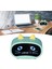Dijital Çalar Saat Hoparlörü, Sıcaklık Göstergeli Karikatür Kedi Çalar Saat, Çift Çalar Saat, Bluetooth Hoparlör Radyo, Yatak Odası Ofisi Için Eller Serbest Çağrı (Yeşil) (Yurt Dışından) 3
