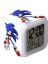 Wekity Sonic The Hedgehog Renkli Çalar Saat LED Kare Saat Zaman, Sıcaklık, Alarm, Tarih ile Dijital Çalar Saat (Yurt Dışından) 1