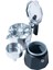On Off Kamp Kahve Potu Moka Pot 150 ml 2 Cup Gümüş Siyah 3