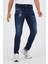 Erkek Slim Fit Likralı Lacivert Kot Pantolon 3