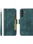 Samsung Galaxy A15 Bilek Kayışlı Flip Cüzdan Telefon Kılıfı Pu Deri Kart Yuvası Kılıfı (Yurt Dışından) 4