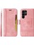 Samsung Galaxy S23 Ultra Bilek Kayışlı Flip Cüzdan Telefon Kılıfı Pu Deri Kart Yuvası Kılıfı (Yurt Dışından) 4