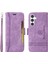 Samsung Galaxy S23 Fe Bilek Kayışlı Flip Cüzdan Telefon Kılıfı Pu Deri Kart Yuvası Kılıfı (Yurt Dışından) 4