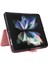 Samsung Galaxy Z Fold 3 Bilek Kayışlı Flip Cüzdan Telefon Kılıfı Pu Deri Kart Yuvası Kılıfı (Yurt Dışından) 3