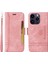 Apple iPhone 15 Pro Max Bilek Kayışlı Flip Cüzdan Telefon Kılıfı Pu Deri Kart Yuvası Kılıfı (Yurt Dışından) 4