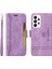 Samsung Galaxy A73 5g Bilek Kayışlı Flip Cüzdan Telefon Kılıfı Pu Deri Kart Yuvası Kılıfı (Yurt Dışından) 4