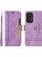 Samsung Galaxy A33 5g Bilek Kayışlı Flip Cüzdan Telefon Kılıfı Pu Deri Kart Yuvası Kılıfı (Yurt Dışından) 4