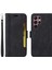 Samsung Galaxy S22 Ultra Bilek Kayışlı Flip Cüzdan Telefon Kılıfı Pu Deri Kart Yuvası Kılıfı (Yurt Dışından) 4