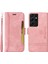 Samsung Galaxy S21 Ultra Bilek Kayışlı Flip Cüzdan Telefon Kılıfı Pu Deri Kart Yuvası Kılıfı (Yurt Dışından) 4