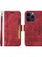 Apple iPhone 15 Pro Max Bilek Kayışlı Flip Cüzdan Telefon Kılıfı Pu Deri Kart Yuvası Kılıfı (Yurt Dışından) 4