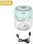 Yeşil 250 ml Elektrikli Mini Sarımsak Kıyıcı Şarjlı Mutfak Robotu Kırıcı Kıyma Makinesi Doğrayın Soğan Zencefil Sebze Biber Baharat Et (Yurt Dışından) 1
