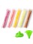 Bir Huni ile 10 Adet Buz Popsicle Kalıp Çanta Yoğurt Çubukları, Meyve Smoothies, Buz Şeker Pops Yapma Çantaları Küp Tek Kullanımlık Freeze Popsicle Kese (Yurt Dışından) 1