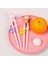 A-Red Tiger 1 Çift Bebek Öğrenme Eğitim Çubuklarını Karikatür Hayvan Acemi Chopstick Sofra Çocuklar Yeme Eğitimi Yardımcı Bebek Araçları (Yurt Dışından) 3