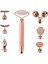 4 In 1 Rose Gold-A 24K Altın Güzellik Bar Yüz Masajı Elektrikli Titreşimli Gül Kuvars 3D Rulo Yüz Germe Vücut Yüz Bakımı Gua Sha Yeşim Rulo (Yurt Dışından) 2