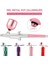 Gümüş 5ml Airbrush Su Deposu Püskürtme Tabancası Sıvı Kutu Çözüm Şişesi Boya Kabı (Yurt Dışından) 3