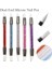 S00201 1 Adet Çift Uçlu Nail Art Silikon Heykel Kalem Fırça 3D Oyma Dıy Glitter Toz Sıvı Manikür Süsleyen Fırça Tırnak Ipuçları Aracı (Yurt Dışından) 4