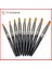 Yuvarlak-20 Tıanmı Kolinsky Saç Tırnak Fırçası Metal Siyah Saplı Tırnak Fırçaları Salon Manikür Uygulaması Için Yuvarlak Kıvrımlı Şekil Tırnak Fırçası (Yurt Dışından) 4