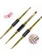 Izgara Fırça ve Petal Angnya Çift Başlı Nail Art Akrilik Fırça Tırnak Uv Jel Uzatma Oluşturucu Çizim Kalem Fırçalar Fan Oyma Manikür Ipuçları Araçları (Yurt Dışından) 4