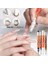 Altın 1 Adet Nail Art Graffiti Kalem 4 Renk Altın Gümüş Uv Jel Lehçe Tasarım Nokta Boyama Detaylandırma Fırçaları Dıy Dekor Çivi Araçları Tasarım (Yurt Dışından) 2